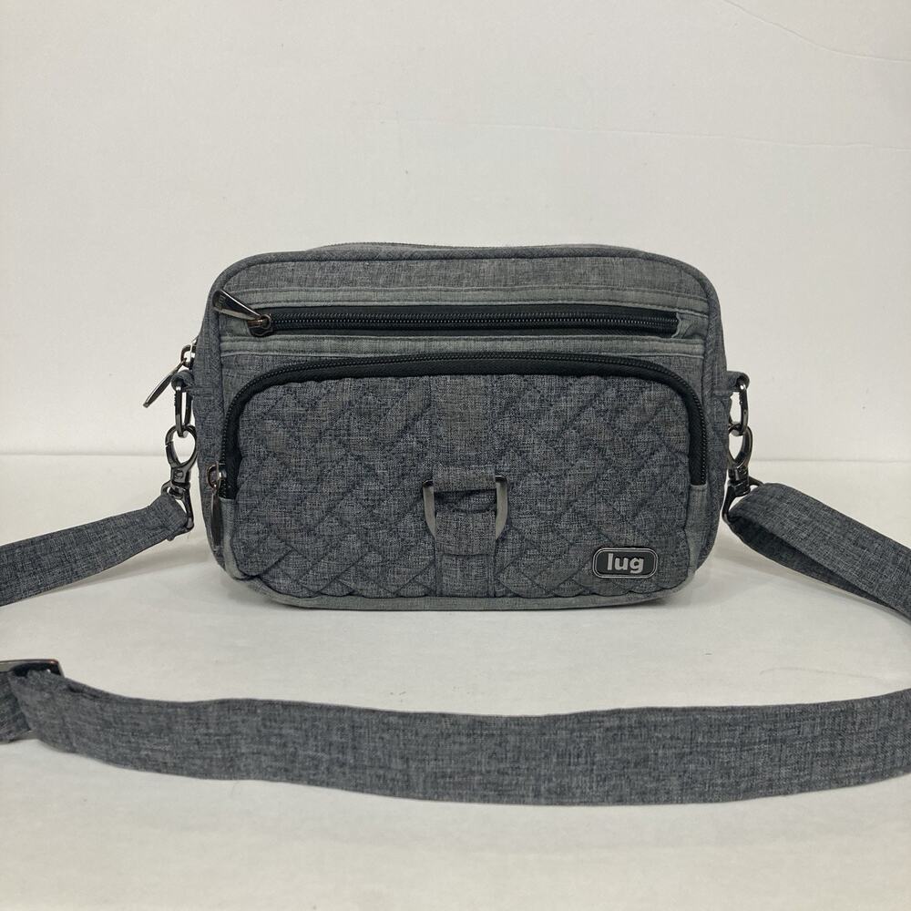 Lug Carousel Convertible Crossbody Heather Gray Shoulder To Belt Bag